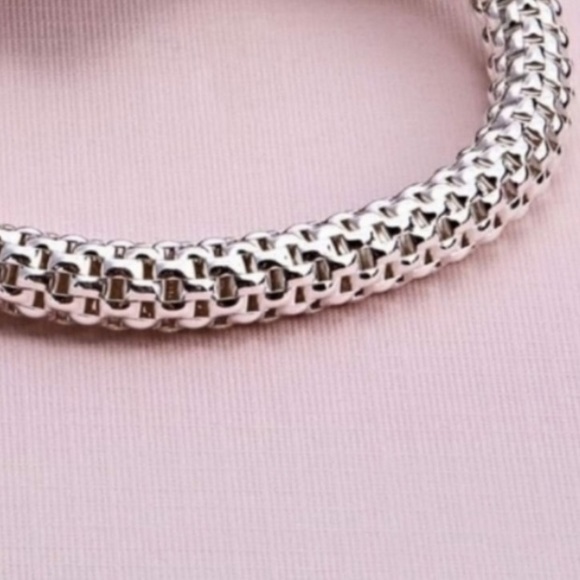 Silpada Vintage Sterling Silver Stunning Chic Stretch Bracelet 2.5 inch diameter - Picture 8 of 14